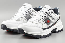 Кросівки чоловічі білі Royyna 093K Ройна Бона Бона Розміри 41 42 43 44 45