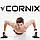 Упори для віджимань Cornix Push-up Bars XR-0169 Black/Green, фото 7