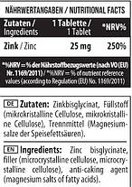 Цинк в хелатній формі MST Zinc Chelate Bisglycinate 25 mg 90 таб, фото 4