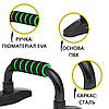 Упори для віджимань Cornix Push-up XR-0169 Black/Green Poland, фото 9