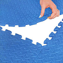 Мат-пазл (ластівчин хвіст) Cornix Mat Puzzle EVA 120 x 120 x 1 см XR-0237 Blue Poland, фото 5