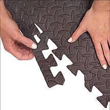 Мат-пазл (ластівчин хвіст) Cornix Mat Puzzle EVA 120 x 120 x 1 см XR-0238 Braun Poland, фото 4