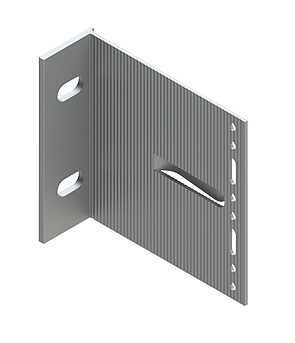 Кронштейн алюмінієвий KMD  L120*120*40МL