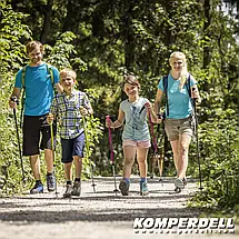 Телескопічні 2-секційні трекінгові палиці для дітей Komperdell Trailblazer Kids, 80-105 см (Pink), фото 5