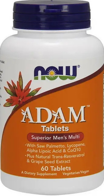 Вітаміни для чоловіків NOW Foods Adam 60 таб