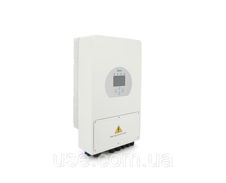 Інвертор Deye однофазний 6кВт, для сонячних батарей для дому, 6000 W, 48 V, 2 MPPT контролер