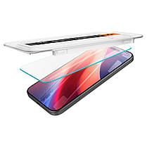 Захисне скло Spigen для iPhone 16 Pro Max - EZ FIT GLAS.tR (2 шт), Clear (AGL07907), фото 4