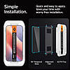Захисне скло Spigen для iPhone 16 Pro Max - EZ FIT GLAS.tR (2 шт), Clear (AGL07907), фото 11