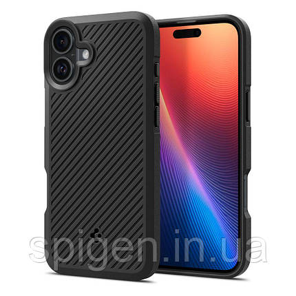 Чохол Spigen для iPhone 16 - Core Armor, Matte Black (ACS08220), фото 1