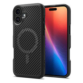 Чохол Spigen для iPhone 16 - Core Armor (MagFit), Matte Black (ACS08221)