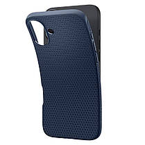 Чохол Spigen для iPhone 16 - Liquid Air, Navy Blue (ACS08195), фото 3