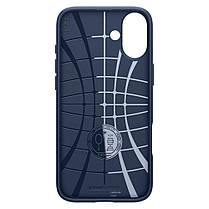 Чохол Spigen для iPhone 16 - Liquid Air, Navy Blue (ACS08195), фото 4