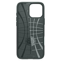 Чохол Spigen для iPhone 16 Pro - Liquid Air, Abyss Green (ACS08119), фото 4