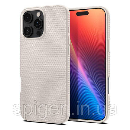 Чохол Spigen для iPhone 16 Pro - Liquid Air, Natural Titanium (ACS08120), фото 1