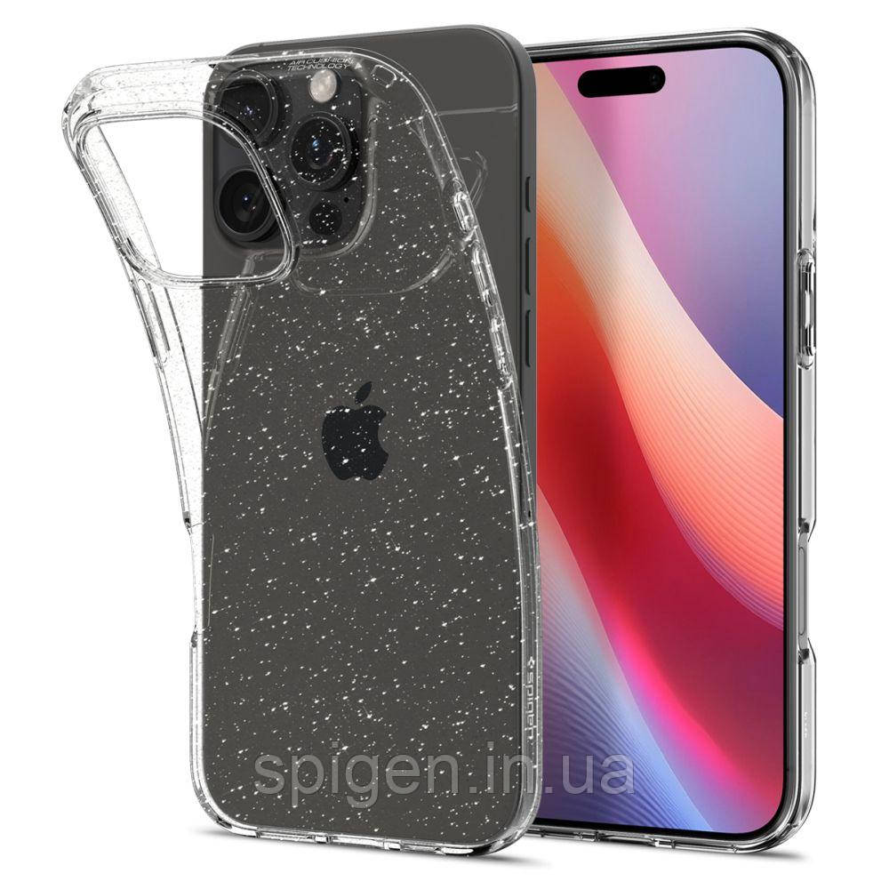Чохол Spigen для iPhone 16 Pro - Liquid Crystal Glitter, Crystal Quartz (ACS08113)