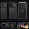 Чохол Spigen для iPhone 16 Pro Max - Optik Armor MagFit, Black (ACS08015), фото 11