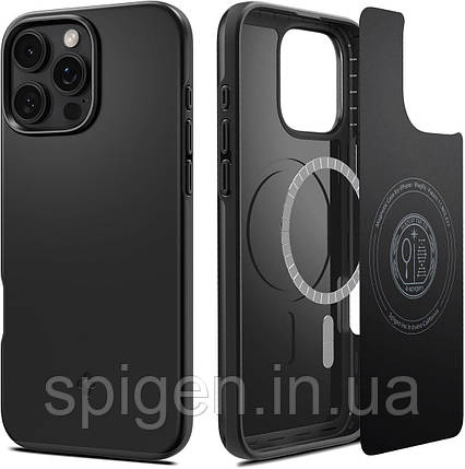Чохол Spigen для iPhone 16 Pro Max - Thin Fit MagFit (Пошкоджена упаковка), Black (ACS07978), фото 1