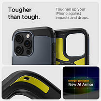 Чохол Spigen для iPhone 16 Pro Max - Tough Armor AI (MagFit), Metal Slate (ACS08014), фото 3