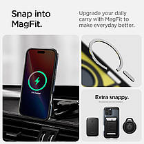Чохол Spigen для iPhone 16 Pro Max - Tough Armor AI (MagFit), Metal Slate (ACS08014), фото 5