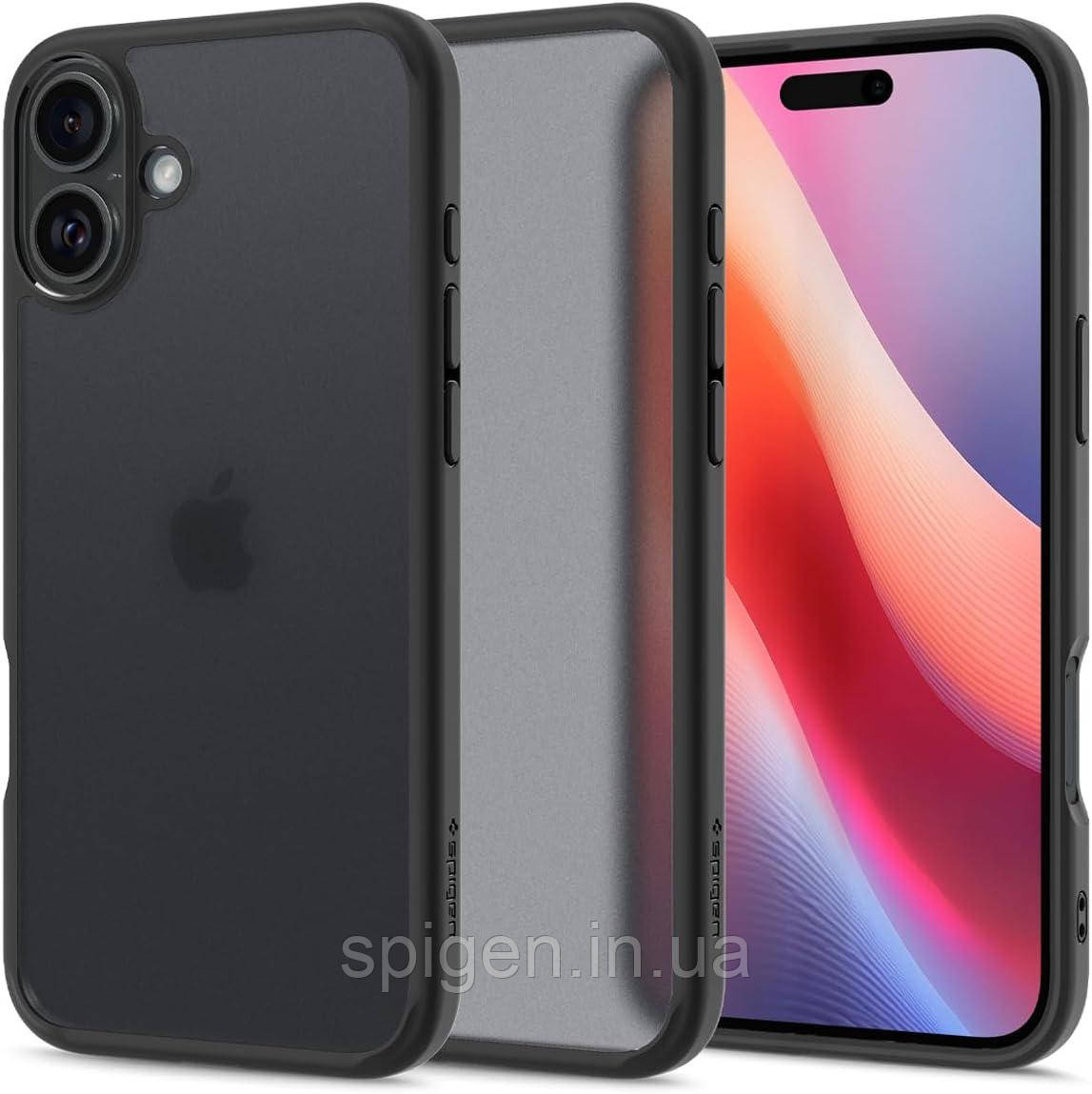 Чохол Spigen для iPhone 16 - Ultra Hybrid, Frost Black (ACS08200)