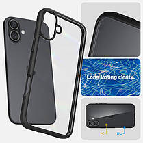 Чохол Spigen для iPhone 16 - Ultra Hybrid, Matte Black (ACS08201), фото 6