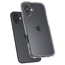 Чохол Spigen для iPhone 16 Plus - Ultra Hybrid, Crystal Clear (ACS08069), фото 3