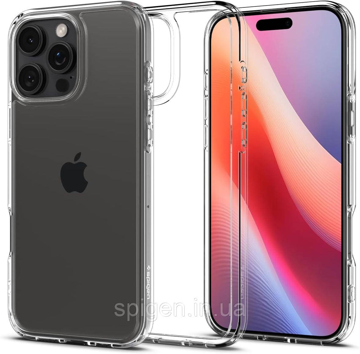 Чохол Spigen для iPhone 16 Pro - Ultra Hybrid, Crystal Clear (ACS08121)