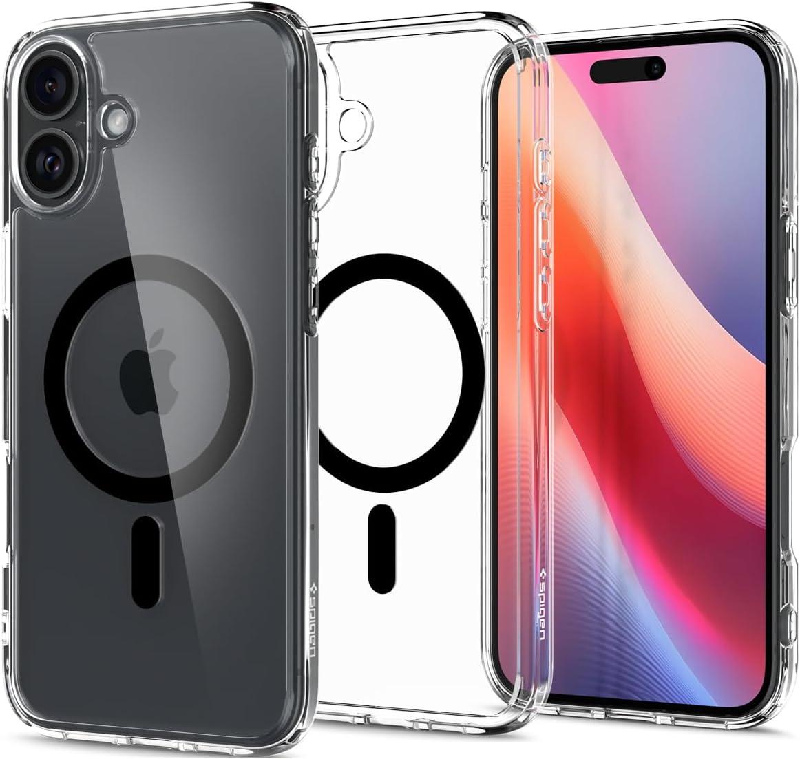 Чохол Spigen для iPhone 16 - Ultra Hybrid MagFit, Black (ACS08206)