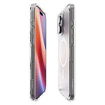 Чохол Spigen для iPhone 16 Pro Max - Ultra Hybrid MagFit, Frost Clear (ACS08002), фото 5