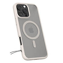 Чохол Spigen для iPhone 16 Pro Max - Ultra Hybrid MagFit, Frost Natural Titanium (ACS08382), фото 4
