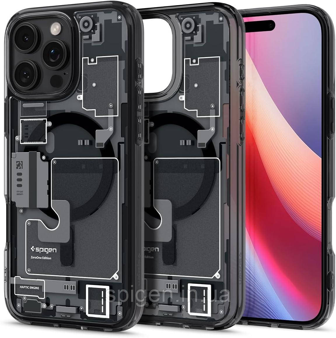 Чехол Spigen для iPhone 16 Pro Max - Ultra Hybrid Zero One MagFit, Black (ACS08004)