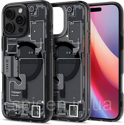 Чохол Spigen для iPhone 16 Pro - Ultra Hybrid Zero One MagFit, Black (ACS08135), фото 1