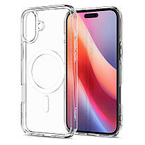 Чохол Spigen для iPhone 16 - Ultra Hybrid MagFit, White (ACS08205), фото 3