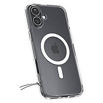 Чохол Spigen для iPhone 16 - Ultra Hybrid MagFit, White (ACS08205), фото 4