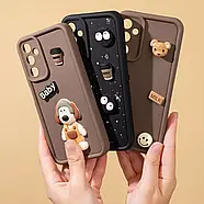 Чохол Pretty Things Case для Xiaomi Redmi 13C 4G/Poco C65 Brown/Rabbit, фото 3