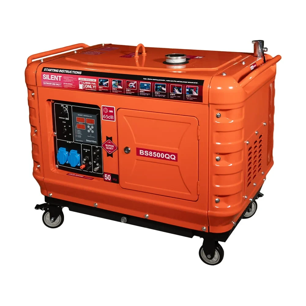 Генератор дизельний однофазний 4.2 кВт Bison BS8500QQ (41-00410), фото 1