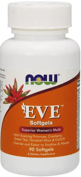 Вітаміни і мінерали для жінок NOW Foods Eve 90 гел капс