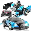 Трансформер машинка Bugatti Car Robot TT663 (БІЛЬША!) 30 СМ, фото 3