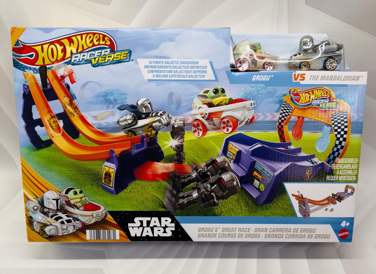 Трек Хот Вілс Великі Перегони Грогу Hot Wheels Grogu & the Mandalorian