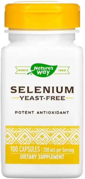 Селен Nature's Way Selenium 200 mcg 100 капсул