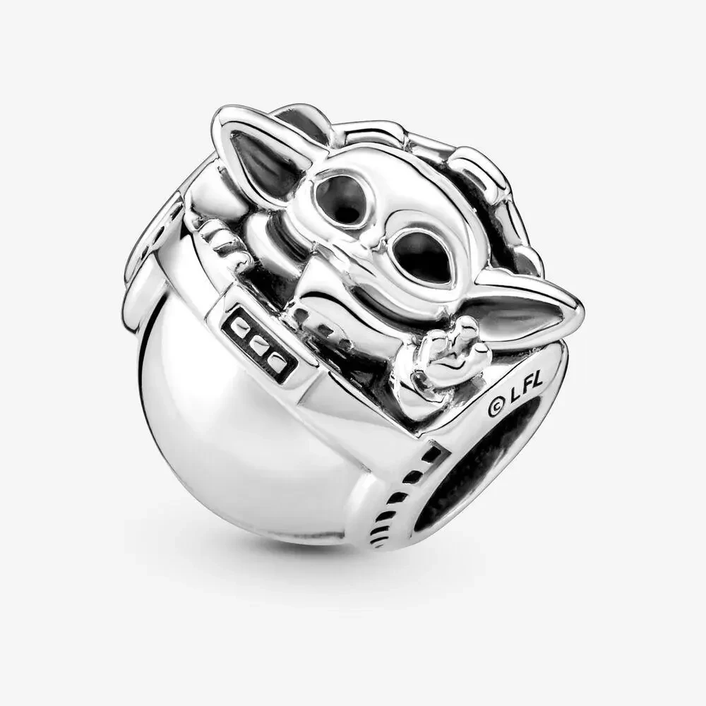 Срібний шарм Pandora Star Wars Grogu™ & Crib