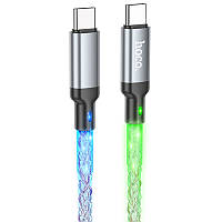 Дата кабель Hoco U112 Shine Type-C to Type-C 60 W (1m)