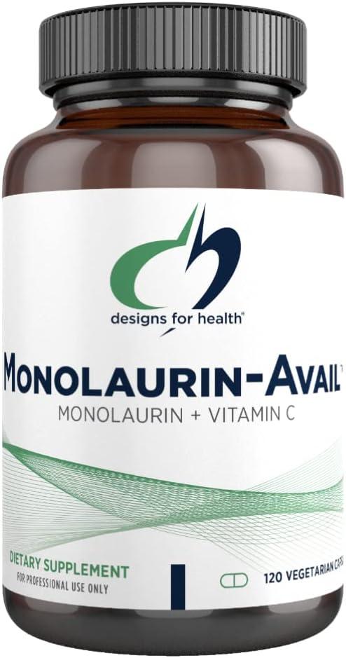 Designs for Health Monolaurin-Avail / Монолаурин підтримка імунітету 120 капсул