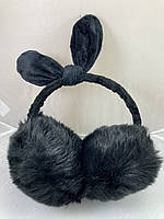 Навушники хутряні  із солохою сині