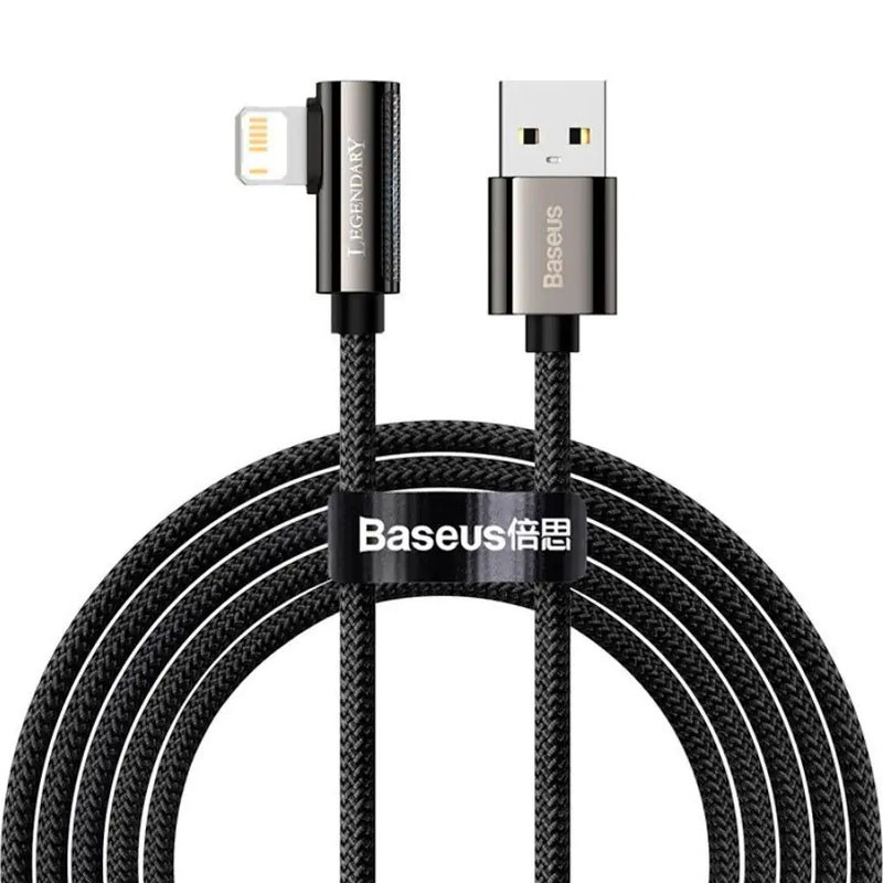 Дата кабель Baseus Legend Series Elbow USB to Lightning 2.4A (2m) (CALCS-A01), фото 1