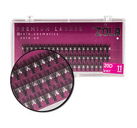 ZOLA Вії-пучки 20D 11 mm