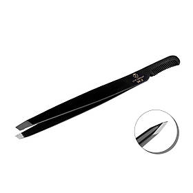 Пінцет для брів професійний з гребінцем CTR W2