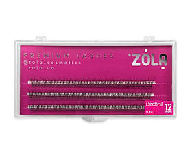 ZOLA Вії-пучки Birdtail 12 mm