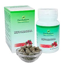 Журавлина таблетки, препарат для нирок від циститу, уросептик 90 шт по 0.4 г