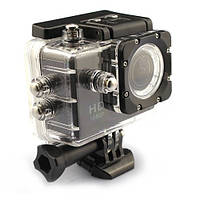 Водонепроникна екшн камера HD A7 ACTION CAMERA / Екшн камера на шолом з набором кріплень та боксом якість